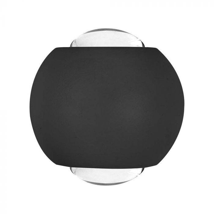 VT-2502 2W LED COB 2 WAY WALL LIGHT 4000K BLACK BODY