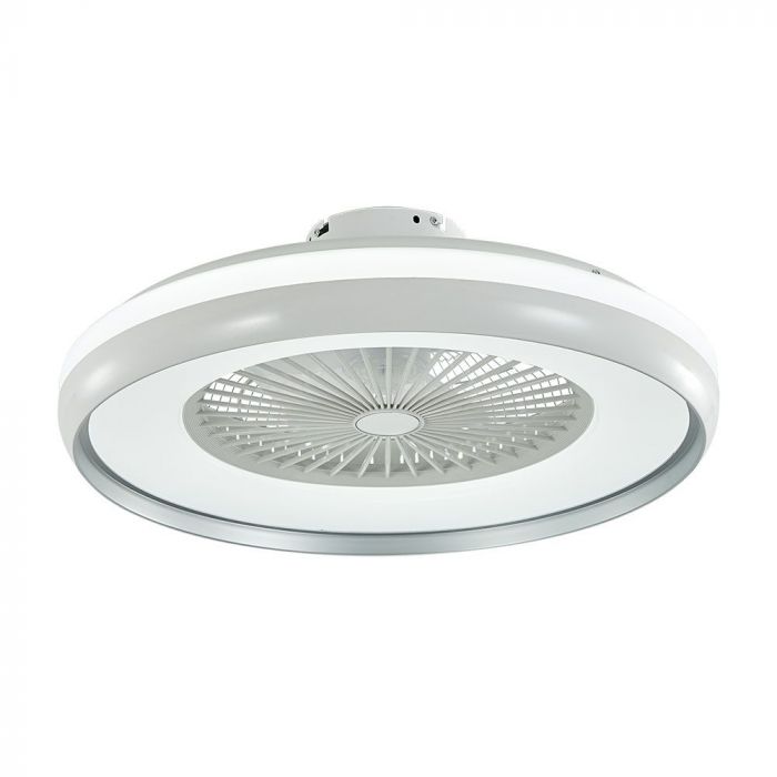 VT-5022 45W FAN WITH CEILING LIGHT & RF CONTROL CCT:3 IN 1-AC MOTOR-GREY RING