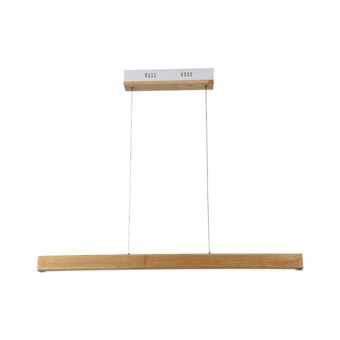 VT-7582 12W LED HANGING LAMP 4000K WOOD BODY