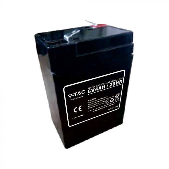 VT-4-6 4AH LEAD ACID BATTERY T1 70x47x107mm