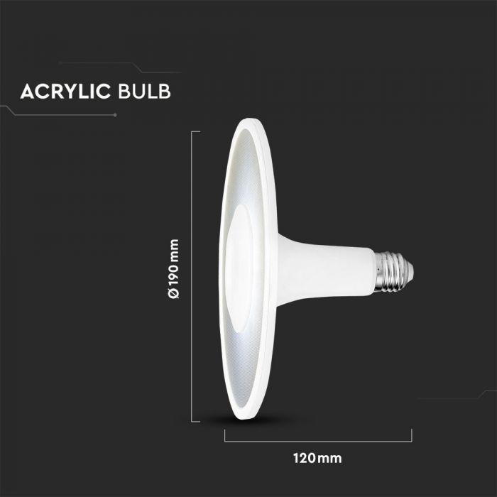 VT-2311 11W ACRYLIC LED PLASTIC BULB SAMSUNG CHIP 4000K