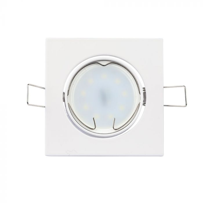 VT-779 GU10 FITTING SQUARE WHITE