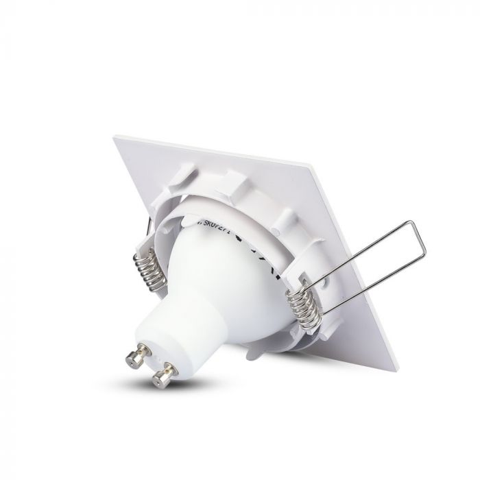 VT-779 GU10 FITTING SQUARE WHITE
