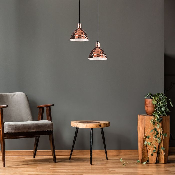 VT-8300 E27 PENDANT LIGHT HOLDER-COPPER