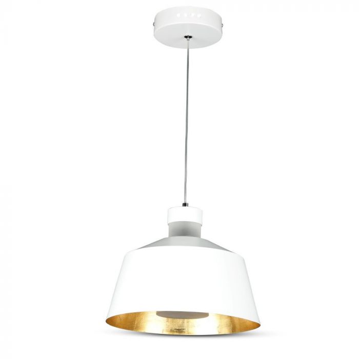 VT-7444 7W Lampa Wiszaca LED / Klosz: Akryl / Bialy / Barwa:4000K