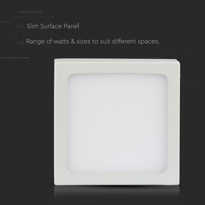 VT-1205 SQ 12W Panel LED / Barwa:6400K / Kwadratowa