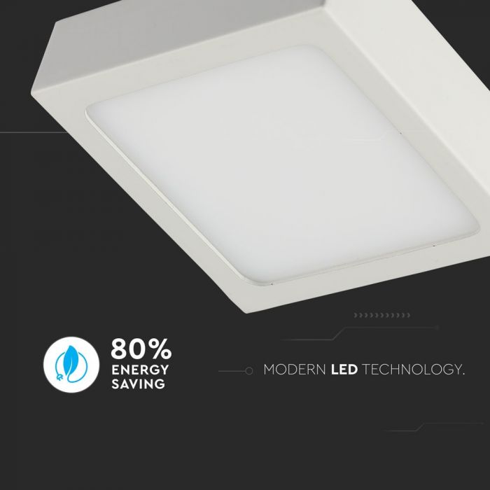 VT-1205 SQ 12W Panel LED / Barwa:6400K / Kwadratowa