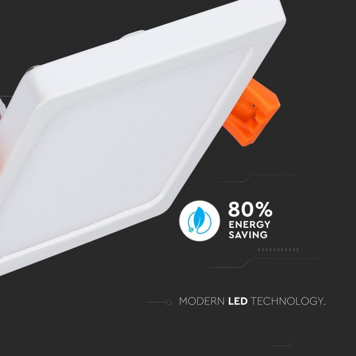 VT-2222 22W Panel LED / Barwa:6400K / Kwadratowa