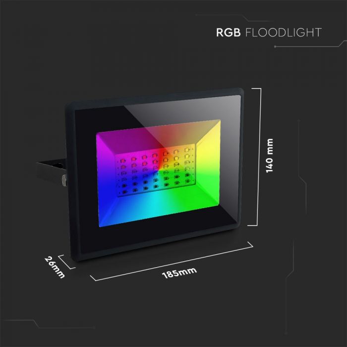 VT-4932 30W Naswietlacz LED SMD / Barwa:RGB