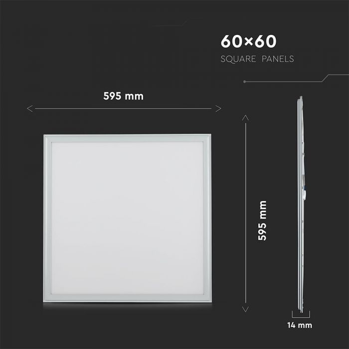 VT-645 45W Panel LED -60x60 / Chip SAMSUNG / Barwa:6400K / 5 Lat gwarancji / Opakowanie: 6szt.