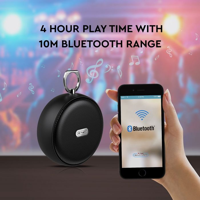 VT-6211 Glosnik bluetooth z funkcja TWS /Obudowa: metal/AUX/USB/Slot MICRO SD/800mAh / Czarny