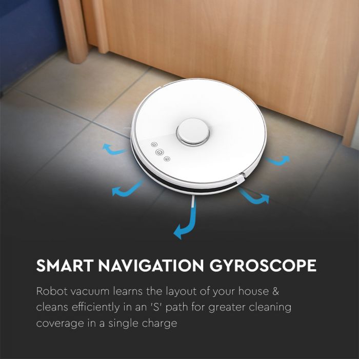 VT-5556 Automatyczny odkurzacz laserowy GYRO Robotic / Kompatybilny z Alexa Amazon i Google Home