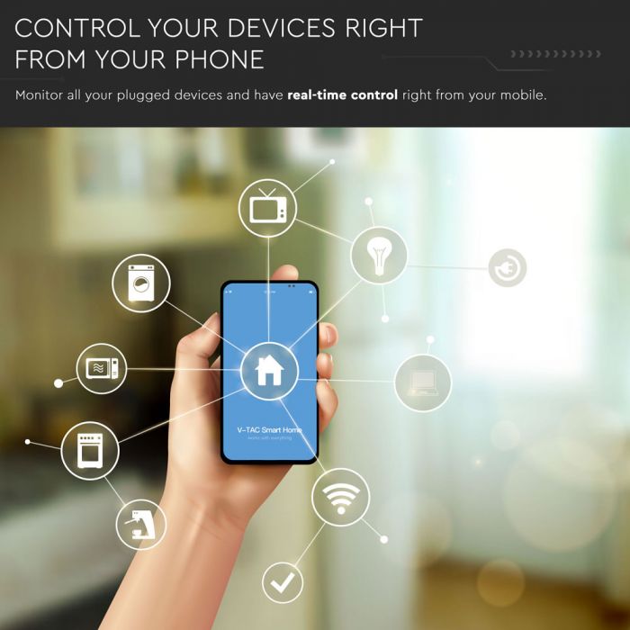 VT-5001-BS Adapter WIFI / Typ: BS / Kompatybilna z Amazon Alexa i Google Home