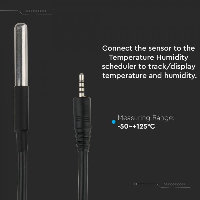 VT-5147 Czujnik hermetyczny IP66 / Kompatybilny z Amazon Alexa i Google Home