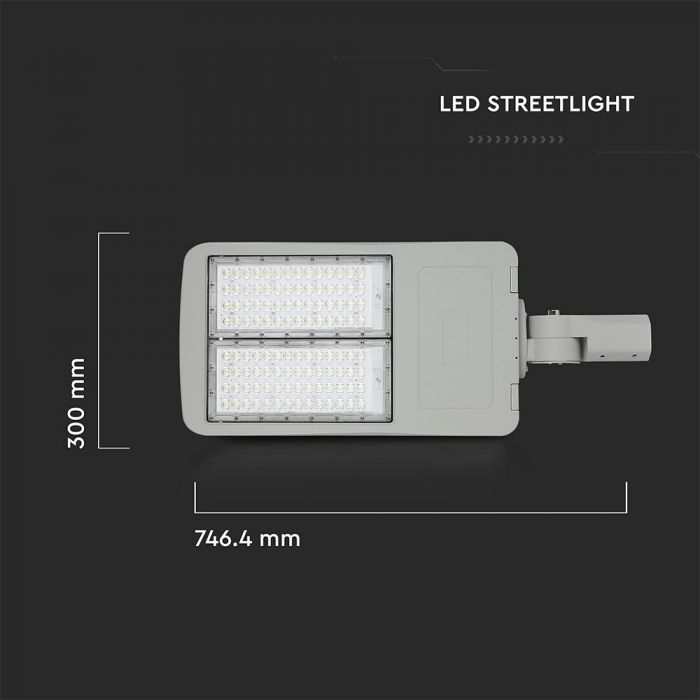 VT-202ST 200W Lampa uliczna LED (CLASS II, Zasilacz INVENTRONICS) / Chip SAMSUNG / Barwa:4000K / sciemniana