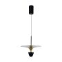 VT-7832 9W LED HANGING LAMP (30x320x100CM) 3000K BLACK+GOLD BODY