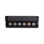 VT-4205 5W LED MAGNETIC TRACK LIGHT-ADJUSTABLE 3000K BLACK BODY