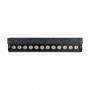 VT-42012 12W LED MAGNETIC TRACK LIGHT-ADJUSTABLE 4000K BLACK BODY