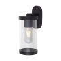 VT-1149 E27 WALL LAMP HOLDER CLEAR PC MATT BLACK BODY