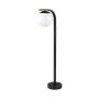 VT-1157 E27 POLE LAMP HOLDER OPAL PC MATT BLACK BODY