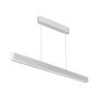 VT-7-44 40W LED LINEAR HANGING SUSPENSION LIGHT-SAMSUNG CHIP-UP & DOWN SYSTEM 3IN1 WHITE BODY