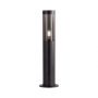 VT-1184 BOLLARD GARDEN FITTING LIGHT E27 (76x119x450mm) SMOKE PLASTIC/SS BLACK BODY IP44