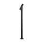 VT-1187 BOLLARD GARDEN LIGHT (129X159X1000mm) LED MODULE 600LM 3000K BLACK BODY IP44