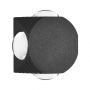 VT-2544 4W LED COB 4 WAY WALL LIGHT 3000K BLACK BODY