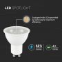 VT-275D 5W GU10 PLASTIC SPOTLIGHT SAMSUNG CHIP 3000K DIMMABLE 38'D