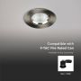 Pierscie? dekoracyjny do oprawy ognioodpornej / SATIN NICKEL / IP65 / 5-pak