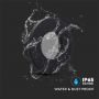 VT-703 BEZEL FOR FIRE RATED DOWNLIGHT PUSH & LOCK BLACK IP65 5PCS/PACK