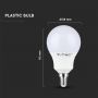 VT-269 9W A60 Zarowka LED / Chip SAMSUNG / Barwa:3000K / Trzonek:E14