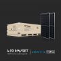 410W X 12 (4.92kW/SET) HALF CUT MONO SOLAR PANEL 27V (D:1722*1134*30MM)