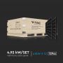 VT-410 410WX12(4.92KW/SET) W/1M CABLE HALF MONO SOLAR PANEL,27V (D:1722*1134*35MM)WH-SHEET/BLACK FRAME KIT