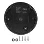 VT-8014 8W FULL ROUND IP54 DOME LIGHTS 6400K BLACK BODY