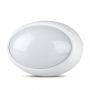 VT-8014 8W FULL OVAL IP54 DOME LIGHTS 6400K WHITE BODY