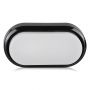 VT-8038 8W RECTANGLE OVAL DOME LIGHTS 3000K BLACK BODY