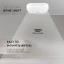 VT-8038 8W RECTANGLE OVAL DOME LIGHTS 3000K WHITE BODY