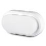 VT-8038 8W RECTANGLE OVAL DOME LIGHTS 3000K WHITE BODY