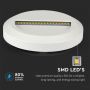 VT-1142 2W LED STEP LIGHT 4000K WHITE BODY ROUND