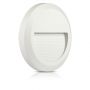 VT-1142 2W LED STEP LIGHT 4000K WHITE BODY ROUND