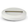 VT-1142 2W LED STEP LIGHT 4000K WHITE BODY ROUND