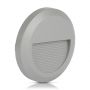 VT-1142 2W LED STEP LIGHT 4000K GREY BODY ROUND