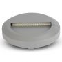 VT-1142 2W LED STEP LIGHT 4000K GREY BODY ROUND