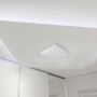 VT-8033 15W Plafon LED / IP44 / Chip Samsung / Barwa:3000K / Klosz PC / Kwadrat