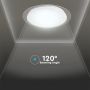 VT-8401 20W/40W/20W Dekoracyjny plafon LED / Barwa: 3w1 / sciemnialny / Klosz z efektem gwiazdki