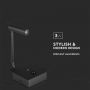 VT-2943 3W LED SIDE LIGHT(WALL LAMP)WITH SWITCH&USB PORT 3000K-BLACK