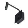 VT-2943 3W LED SIDE LIGHT(WALL LAMP)WITH SWITCH&USB PORT 3000K-BLACK