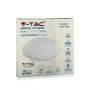 VT-8404 20W/40W/20W Dekoracyjny plafon LED / Barwa: 3w1 / sciemnialny / Klosz z efektem diamentu