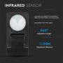 VT-8083 INFRARED MOTION SENSOR-BLACK, IP65 (MAX:1000W LED)